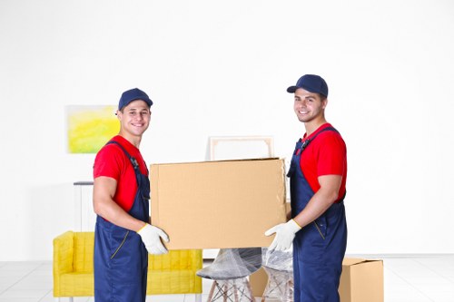 Office move using a removal van in Greenwich