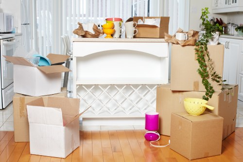 Careful loading of furniture during a Greenwich removals job