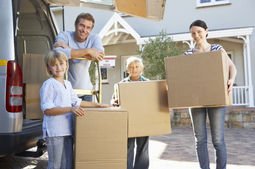 Professional packing materials used for a Greenwich move