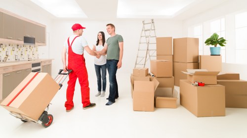 Greenwich Removals secure payment section showing accepted payment methods