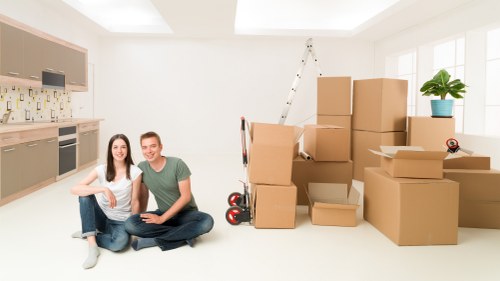 Removal team handling household move in Greenwich