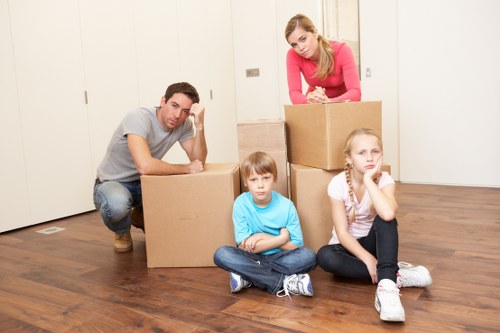 Professional office relocation services in Greenwich with secure storage and setup