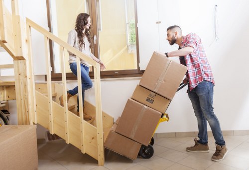 Professional man with van for flat move in Greenwich