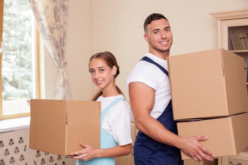 Moving day planning with a removal van in Greenwich