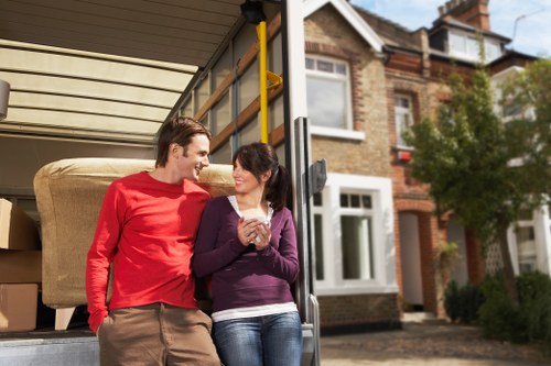 Homeowners using Greenwich storage during moving or renovation