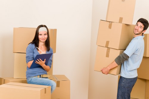 Commercial packing and transport for office relocation services in Greenwich